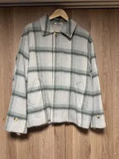 Auralee SURI ALPACA SHAGGY CHECK BLOUSON - メルカリ