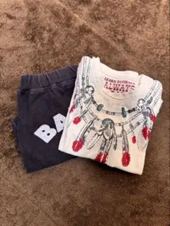 90サイズ 男の子 夏服セット BABYDOLL ハーフパンツ 半袖Tシャツ