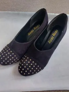 ②パンプス　未使用品　スタッズ　Mサイズ　23㎝