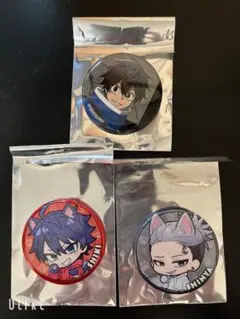 【桃源暗鬼】淀川・一ノ瀬ん・桃巌ローソングリッター缶バッジ3点セット