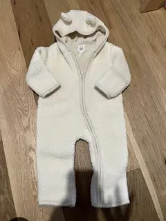 baby gap ボア ロンパース くま　白　0-3month