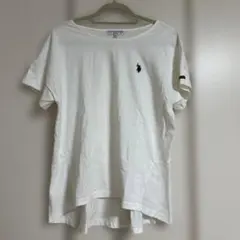 US POLO ASSN. ホワイト Tシャツ Lサイズ