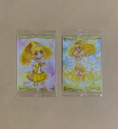プリキュア ウエハースカード キュアピース 2枚 未開封