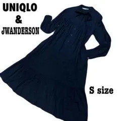 UNIQLO&JWANDERSONワンピースS size、ワンピースリボンネック