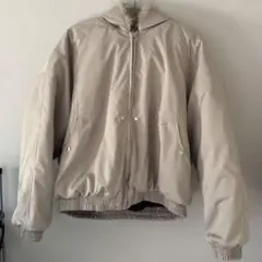 短丈フード付ジャケット ベージュ