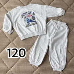 美品　韓国子供服　ズートピア　ジュディ　スウェット　セットアップ　120