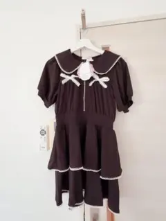 ♡Lily Merry 半袖ミニワンピース(黒)♡