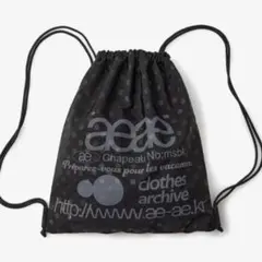 ☆新品☆ aeae ナップサック ドット グレー 韓国限定 ♡正規品