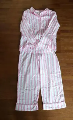 訳あり！ストライプ パジャマ セット ピンク