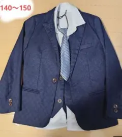 ネイビー フォーマルスーツ 5点セット 150cm