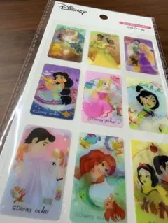 【新品未開封】Disney 3Dシール プリンセス