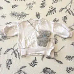 プティマイン　裏起毛　トレーナー　80cm