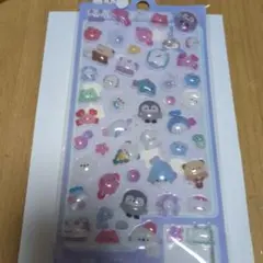 ボンボンドロップ　パステル動物シール