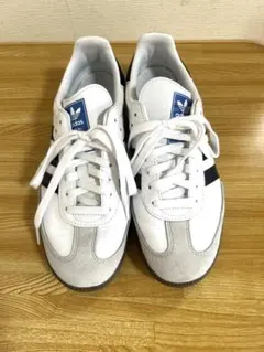 adidas SAMBA ホワイト ブラック 25cm