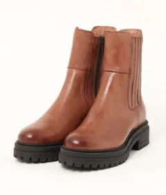 本革サイドゴアブーツ