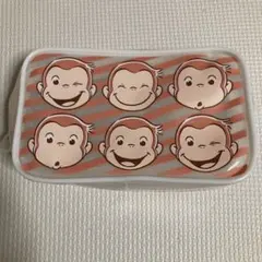 おさるのジョージ　クリアポーチ　新品