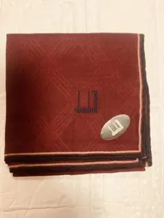 新品未使用 dunhill ハンカチ エンジ系のサムネイル