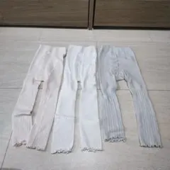 夏用レギンス 3枚セット(2枚未使用)