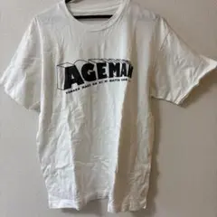 ♥️レア♥️「夜中メイクが気になったから」AGEMAN ホワイト Tシャツ フリー