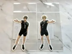 ハイキュー!! ダイカットステッカー　原画展　宮治　宮侑　稲荷崎