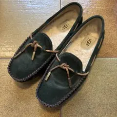 UGG モカシン グリーン 23.5cm