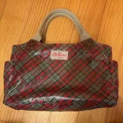 Cath Kidston ハンドバッグ チェック柄 レッドトートキャスキッドソンのサムネイル