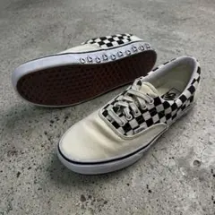 VANS スニーカー オフホワイト チェッカーボード 27 - メルカリ