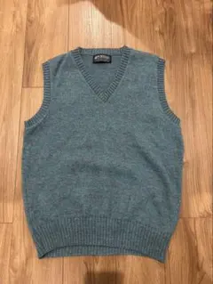 PURITAN vintage ニットベスト　ウールベスト　L USA製のサムネイル