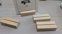 木製テーブルナンバー立て14個