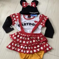 ベビードール　ミニーセットアップ　80