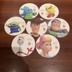 非売品 未使用 ディズニー トイ・ストーリー4 コースター 7枚セット