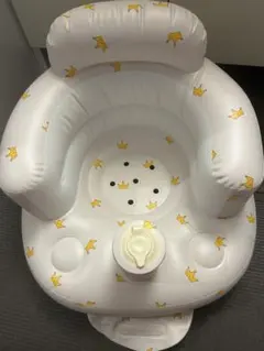 크라운 패턴의 풍선 아기 목욕 의자