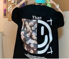 【新作】デイジー ニコちゃん バックプリント 半袖 Tシャツ 234