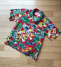 90s BANANA REPUBLIC オープンカラー マップ 柄 シャツ - メルカリ