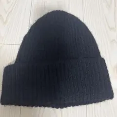 H&M 黒 ニット帽 ワンサイズ