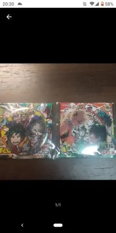 僕のヒーローアカデミア 缶バッジ BIG缶バッジ 緑谷出久 爆豪勝己 おさなな