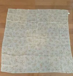 4℃ 花柄シフォン スカーフ