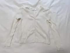 GAP キッズ　カーディガン　白 120