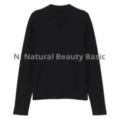 総針ボトルネック長袖ニット　エヌ ナチュラルビューティーベーシック