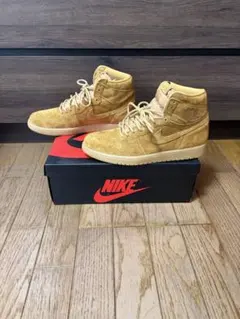 NIKE エアジョーダン1 HI Wheat 27.5cm 01247 - メルカリ