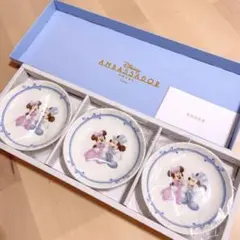 【新品未使用】ディズニーアンバサダーホテル ウェディング 豆皿 3枚セット