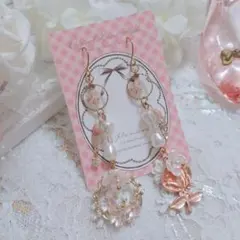 Maya様専用❁⃘*.゜フレンチガーリー Rose Flower イヤリング