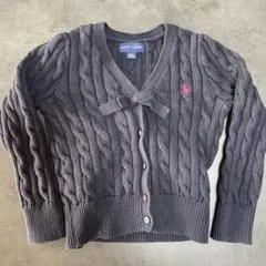 【 Ralph Lauren】ケーブルニットカーディガン 4/AT