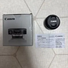 Canon カメラレンズ　フード等付き　EFS 24mm f/2.8 STM