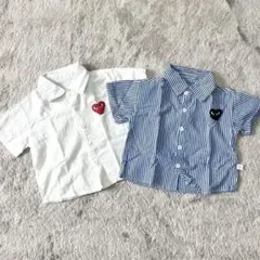 カジュアル　ハートシャツ　2枚セット　BENNY KIDS ベビー　半袖シャツ