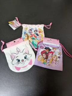 ディズニープリンセス 巾着バッグセット