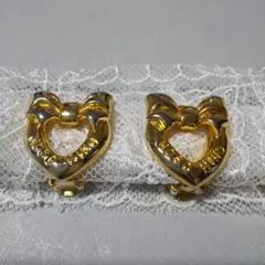 MOSCHINO ハート イヤリング モスキーノ