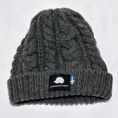 ニット帽 スカンジナビアン フォレスト グレー キャップ ポリエステル