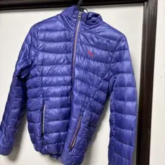 PUMA 紫 ダウンジャケット Sサイズ