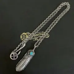【美品❗️】 SAAD フェザー カスタム ターコイズ シルバー925 ペンダント